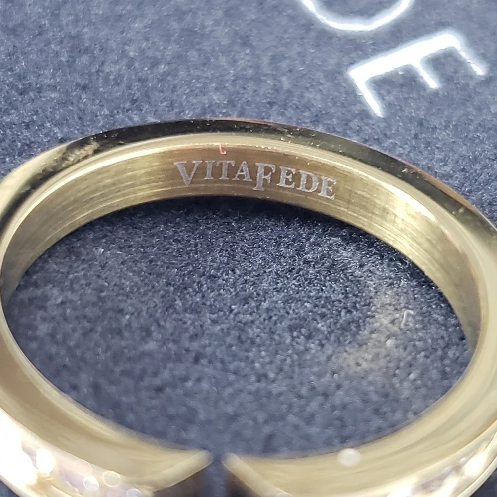 Vita Fede Cassio Pave Stackable Rings - Picture 4 of 9